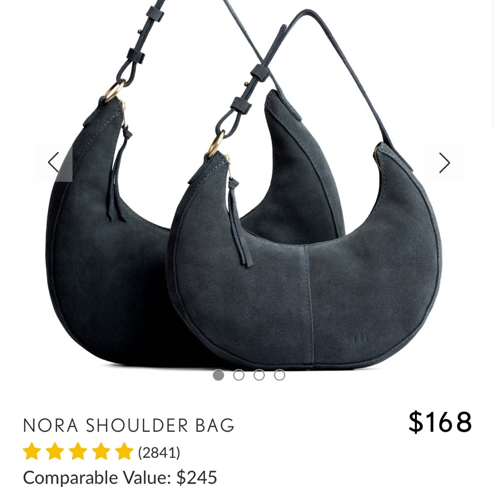 Portland Leather Large Nora in Peppercorn